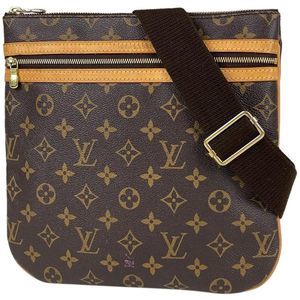 Louis Vuitton Pochette Bosphore Crossbody Shoulder Bag Monogram Brown